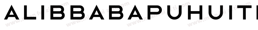 alibbabapuhuiti medium字体转换